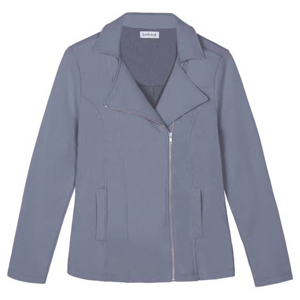 Spring moto jacket - KETTLEWELL CATE JACKET French Grey